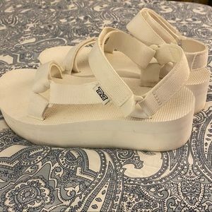 White Platform Tevas